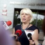 23.06.2016 Kielce. Konferencja na temat programu 500 Plus. Anna Gromska, dyrektor Wydziału Polityki Społecznej i Zdrowia ŚUW. / Jarosław Kubalski / Radio Kielce