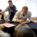 27.06.2016 Kielce. Agnieszka Gola Rakowska i Karol Bielecki podczas promocji książki "110 %". / Jarosław Kubalski / Radio Kielce