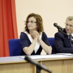 27.06.2016 Kielce. Konferencja w Urzędzie Wojewódzkim na temat bezdomności zwierząt.Wojewoda Agata Wojtyszek i prezes Najwyższej Izby Kontroli Krzysztof Kwiatkowski. / Jarosław Kubalski / Radio Kielce