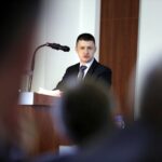 27.06.2016 Kielce. Sesja sejmiku województwa świętokrzyskiego. Bartłomiej Dorywalski. / Jarosław Kubalski / Radio Kielce