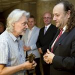 27.06.2016 Kielce. Tomasz Tamborski oraz Sławomir Mazur otrzymali od rady Programowej TVP statuetki za twórcza pracę. / Jarosław Kubalski / Radio Kielce