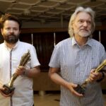 27.06.2016 Kielce. Tomasz Tamborski oraz Sławomir Mazur otrzymali od rady Programowej TVP statuetki za twórcza pracę. / Jarosław Kubalski / Radio Kielce