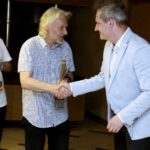 27.06.2016 Kielce. Tomasz Tamborski oraz Sławomir Mazur otrzymali od rady Programowej TVP statuetki za twórcza pracę. / Jarosław Kubalski / Radio Kielce