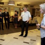 27.06.2016 Kielce. Tomasz Tamborski oraz Sławomir Mazur otrzymali od rady Programowej TVP statuetki za twórcza pracę. / Jarosław Kubalski / Radio Kielce