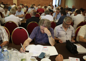 29.06.2016 Cedzyna. XIX Walne Zebranie Delegatów Regionu Świętokrzyskiego NSZZ "Solidarność". / Jarosław Kubalski / Radio Kielce