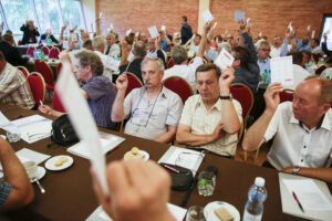 29.06.2016 Cedzyna. XIX Walne Zebranie Delegatów Regionu Świętokrzyskiego NSZZ "Solidarność". / Jarosław Kubalski / Radio Kielce