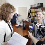 14.06.2016 Starachowice. Podsumowanie dotychczasowej realizacji programu Rodzina 500+ w naszym regionie. Wojewoda Świętokrzyski Agata Wojtyszek / Jarosław Kubalski / Radio Kielce