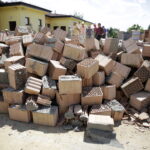 17.06.2016. Straty po nawałnicy. W Nowinach zawaliła się ściana powstającego budynku / Jarosław Kubalski / Radio Kielce