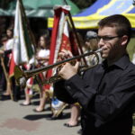 18.06.2016. Odsłonięcie "Ławeczki Halnego" w Starachowicach / Jarosław Kubalski / Radio Kielce