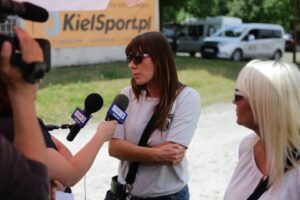 15.06.2016. Stadion Polonii Białogon. Program Interwencja / Wojciech Habdas / Radio Kielce