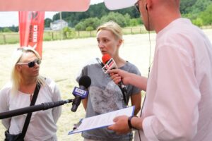 15.06.2016. Stadion Polonii Białogon. Program Interwencja / Wojciech Habdas / Radio Kielce