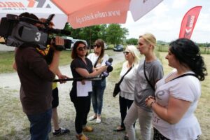 15.06.2016. Stadion Polonii Białogon. Program Interwencja / Wojciech Habdas / Radio Kielce