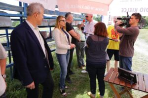 15.06.2016. Stadion Polonii Białogon. Program Interwencja / Wojciech Habdas / Radio Kielce