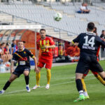 22.6.2016 Kielce. Piłkarze Korony Kielce rozegrali z Jagiellonią Białystok pierwszy przed nowym sezonem sparing. / Wojciech Habdas / Radio Kielce