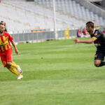 22.6.2016 Kielce. Piłkarze Korony Kielce rozegrali z Jagiellonią Białystok pierwszy przed nowym sezonem sparing. / Wojciech Habdas / Radio Kielce