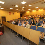 23.6.2016 Kielce. Rektor uczelni w brazylijskiej Vitorii odwiedził Politechnikę Świętokrzyską. Wykład który poprowadzili studenci z Brazylii. / Wojciech Habdas / Radio Kielce