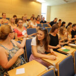 23.6.2016 Kielce. Rektor uczelni w brazylijskiej Vitorii odwiedził Politechnikę Świętokrzyską. Wykład który poprowadzili studenci z Brazylii. / Wojciech Habdas / Radio Kielce