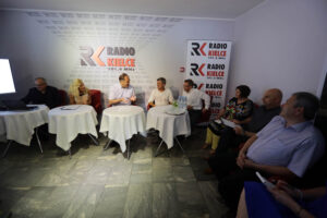 23.6.2016 Kielce. Prezentacja ramówki wakacyjnej Radia Kielce. Konferencja prasowa. / Wojciech Habdas / Radio Kielce