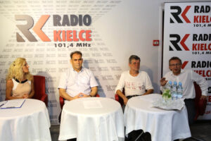 23.6.2016 Kielce. Prezentacja ramówki wakacyjnej Radia Kielce. Konferencja prasowa. / Wojciech Habdas / Radio Kielce