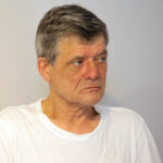 23.6.2016 Kielce. Prezentacja ramówki wakacyjnej Radia Kielce. Konferencja prasowa. Henryk Gołębiewski, którego głos będzie towarzyszył wakacyjnym audycjom. / Wojciech Habdas / Radio Kielce