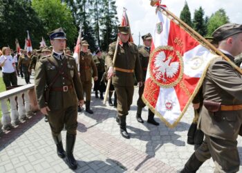 26.06.2016. Kałków-Godów. Pielgrzymka Związku Żołnierzy Narodowych Sił Zbrojnych / Wojciech Habdas / Radio Kielce