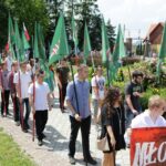 26.06.2016. Kałków-Godów. Pielgrzymka Związku Żołnierzy Narodowych Sił Zbrojnych / Wojciech Habdas / Radio Kielce