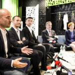 28.6.2016 Kielce. Kielecki Park Technologiczny przygotował projekt pn. Workshop Fashion Design, którego mentorami zostali Marcin Paprocki i Mariusz Brzozowski, projektanci z najbardziej znanego w Polsce modowego duetu. / Wojciech Habdas / Radio Kielce