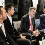 28.6.2016 Kielce. Kielecki Park Technologiczny przygotował projekt pn. Workshop Fashion Design, którego mentorami zostali Marcin Paprocki i Mariusz Brzozowski, projektanci z najbardziej znanego w Polsce modowego duetu. / Wojciech Habdas / Radio Kielce