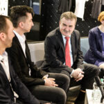 28.6.2016 Kielce. Kielecki Park Technologiczny przygotował projekt pn. Workshop Fashion Design, którego mentorami zostali Marcin Paprocki i Mariusz Brzozowski, projektanci z najbardziej znanego w Polsce modowego duetu. / Wojciech Habdas / Radio Kielce