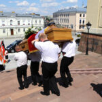 30.6.2016 Kielce. Uroczystości pogrzebowe Kapitana Mariana Pypecia - jednego z ostatnich żołnierzy generała Antoniego Hedy "Szarego". / Wojciech Habdas / Radio Kielce