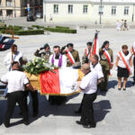 30.6.2016 Kielce. Uroczystości pogrzebowe Kapitana Mariana Pypecia - jednego z ostatnich żołnierzy generała Antoniego Hedy "Szarego". / Wojciech Habdas / Radio Kielce