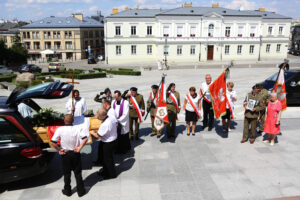 30.6.2016 Kielce. Uroczystości pogrzebowe Kapitana Mariana Pypecia - jednego z ostatnich żołnierzy generała Antoniego Hedy "Szarego". / Wojciech Habdas / Radio Kielce