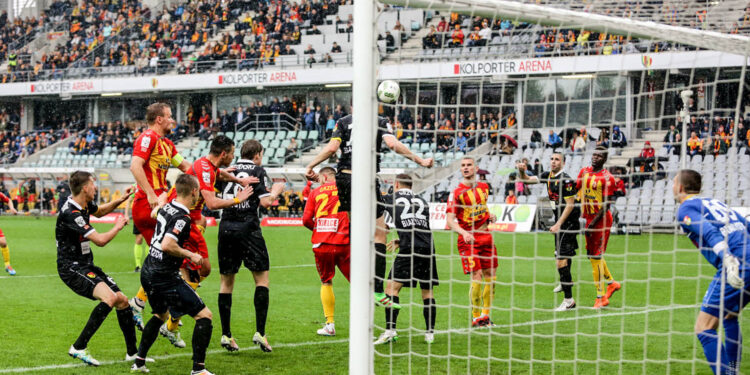 14.5.2016 Kielce. Mecz Korona Kielce - Jagiellonia Białystok. / Wojciech Habdas / Radio Kielce