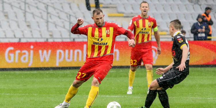 14.5.2016 Kielce. Mecz Korona Kielce - Jagiellonia Białystok. / Wojciech Habdas / Radio Kielce