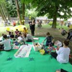 01.06.2016. W Parku Miejskim zamontowane zostały hamaki / Wojciech Habdas / Radio Kielce