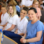 3.6.2016 Kielce. Czepkowanie studentek pielęgniarstwa i położnictwa / Wojciech Habdas / Radio Kielce