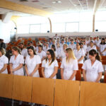 3.6.2016 Kielce. Czepkowanie studentek pielęgniarstwa i położnictwa / Wojciech Habdas / Radio Kielce