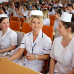 3.6.2016 Kielce. Czepkowanie studentek pielęgniarstwa i położnictwa / Wojciech Habdas / Radio Kielce