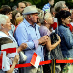 07.06.2016 Busko Zdrój. Prezydent RP Andrzej Duda spotkał się z mieszkańcami i kuracjuszami. / Wojciech Habdas / Radio Kielce