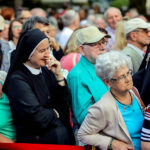 07.06.2016 Busko Zdrój. Prezydent RP Andrzej Duda spotkał się z mieszkańcami i kuracjuszami. / Wojciech Habdas / Radio Kielce