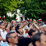 07.06.2016 Busko Zdrój. Prezydent RP Andrzej Duda spotkał się z mieszkańcami i kuracjuszami. / Wojciech Habdas / Radio Kielce