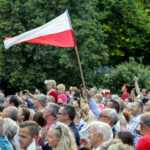07.06.2016 Busko Zdrój. Prezydent RP Andrzej Duda spotkał się z mieszkańcami i kuracjuszami. / Wojciech Habdas / Radio Kielce