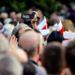 07.06.2016 Busko Zdrój. Prezydent RP Andrzej Duda spotkał się z mieszkańcami i kuracjuszami. / Wojciech Habdas / Radio Kielce