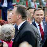07.06.2016 Busko Zdrój. Prezydent RP Andrzej Duda spotkał się z mieszkańcami i kuracjuszami. / Wojciech Habdas / Radio Kielce