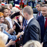 07.06.2016 Busko Zdrój. Prezydent RP Andrzej Duda spotkał się z mieszkańcami i kuracjuszami. / Wojciech Habdas / Radio Kielce