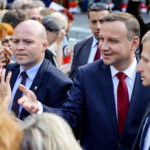 07.06.2016 Busko Zdrój. Prezydent RP Andrzej Duda spotkał się z mieszkańcami i kuracjuszami. / Wojciech Habdas / Radio Kielce