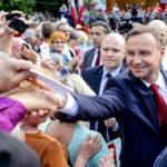 07.06.2016 Busko Zdrój. Prezydent RP Andrzej Duda spotkał się z mieszkańcami i kuracjuszami. / Wojciech Habdas / Radio Kielce