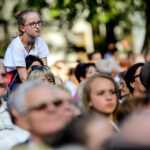 07.06.2016 Busko Zdrój. Prezydent RP Andrzej Duda spotkał się z mieszkańcami i kuracjuszami. / Wojciech Habdas / Radio Kielce