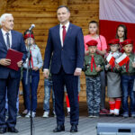 07.06.2016 Busko Zdrój. Prezydent RP Andrzej Duda spotkał się z mieszkańcami i kuracjuszami. / Wojciech Habdas / Radio Kielce
