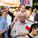 07.06.2016 Busko Zdrój. Prezydent RP Andrzej Duda spotkał się z mieszkańcami i kuracjuszami. / Wojciech Habdas / Radio Kielce